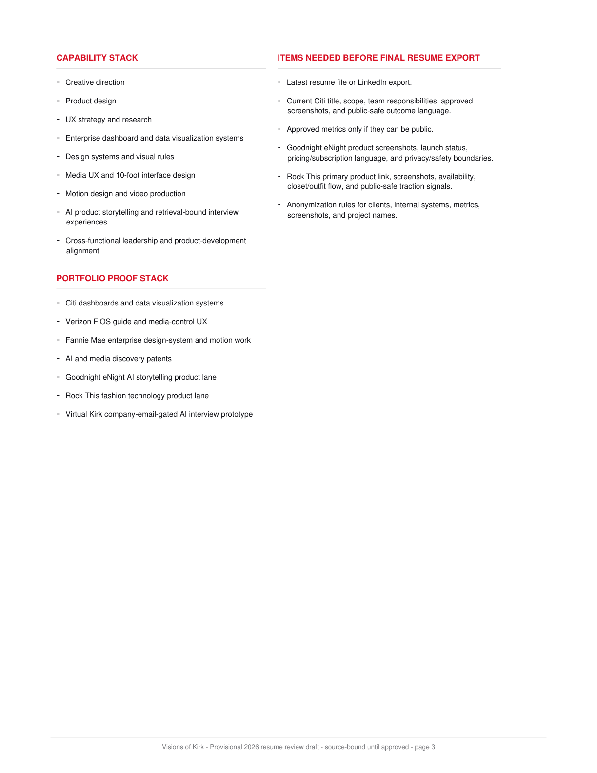 Provisional 2026 resume page 3